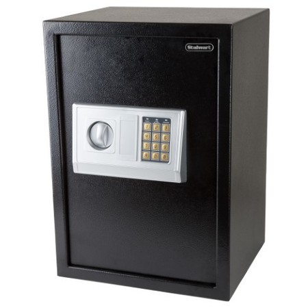FLEMING SUPPLY Fleming Supply Digital Electronic Safe with Keypad, 1.7 Cubic Feet and 2 Manual Override Keys 229563OIR